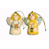 Ангел подвесной в ассорт.8,5см.,майолика (уп.1шт.)