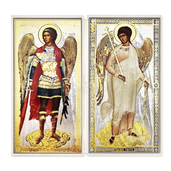 Складень эко-кожа, лики в ассорт. 25*13,5см.(уп.1шт.) 