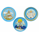 Тарелка Рождество, ручная роспись (уп.1шт.)