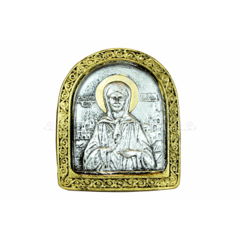 Икона блж. Матрона (полистоун) (уп.1шт.)  