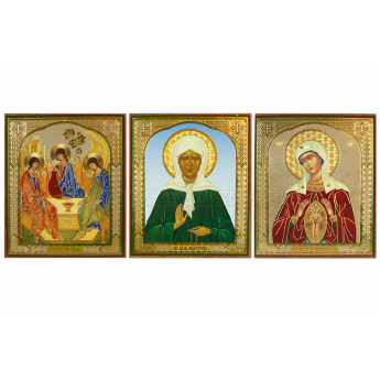 Икона на оргалите средняя (10*12 см)