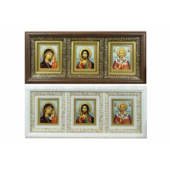 Триптих  в багете горизонтальный, 21*48см (уп.1шт.)