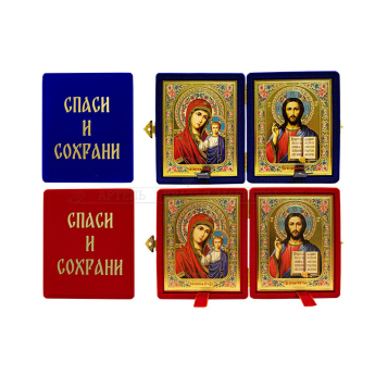 Венчальный складень флок (12*14см)