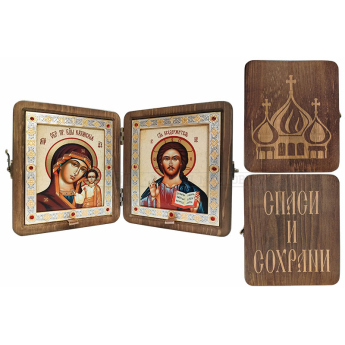 Складень дерево с рамкой, 16*19см.(уп.1шт.) 