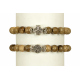 Браслет "Фиби женнан" на 20 зерен, дерево (уп.10шт.)